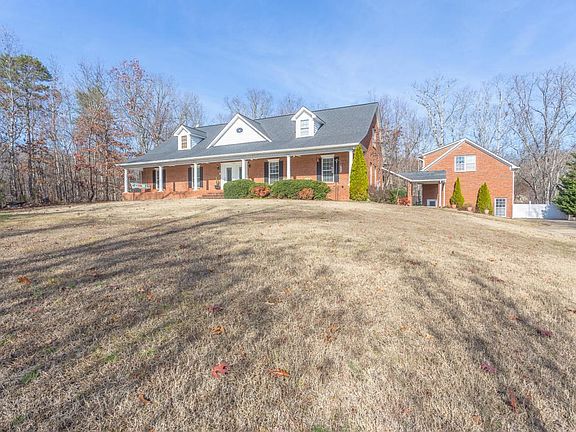 This home sits on almost 4 private acres
