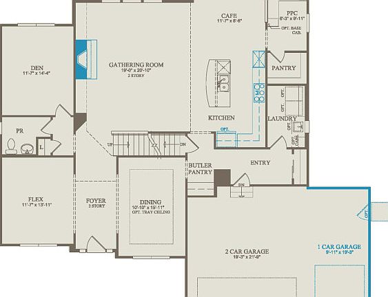 Home Design Layout with Structural Options