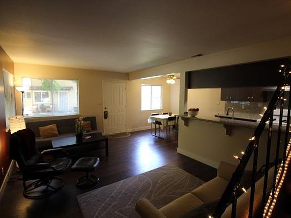 Living Room View From Stairs