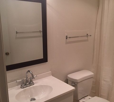 Master and secondary bathrooms freshly remodeled with new ca
