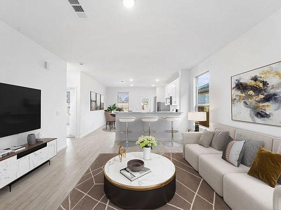 Virtually Staged Living Room