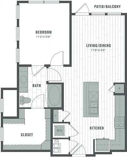 Floor plan A1K