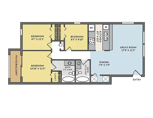 Floor plan Herring II