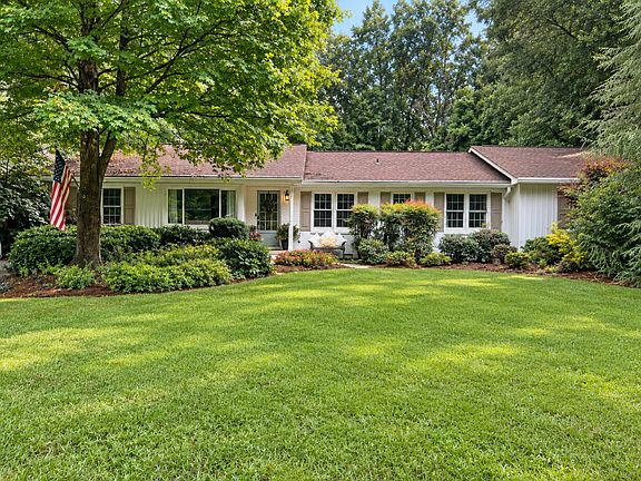 Updated home with mature beautiful landscaping