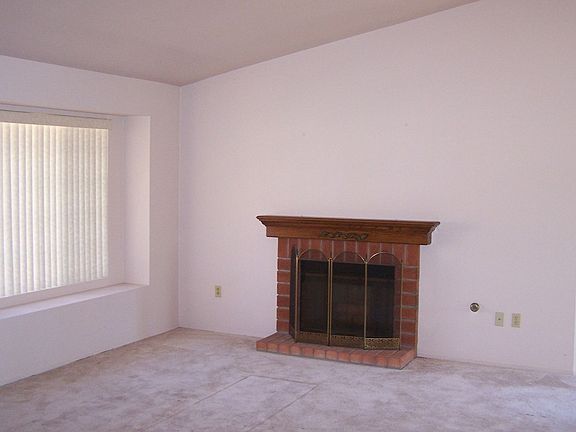Living room with fireplace