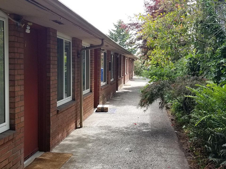 Six unit building in a quiet community - greenery outside your front door.