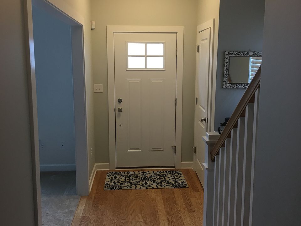 First floor hallway and front door