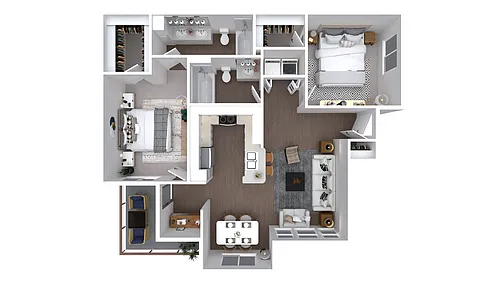 Floor plan 2X2-1119