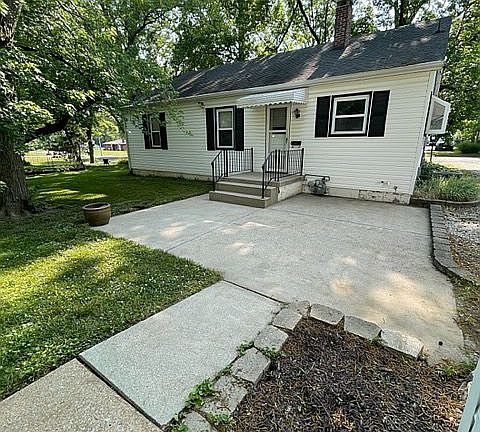 Back porch and patio