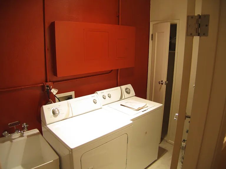 Laundries include washer and dryer combinations and linen closet and individual water heaters.