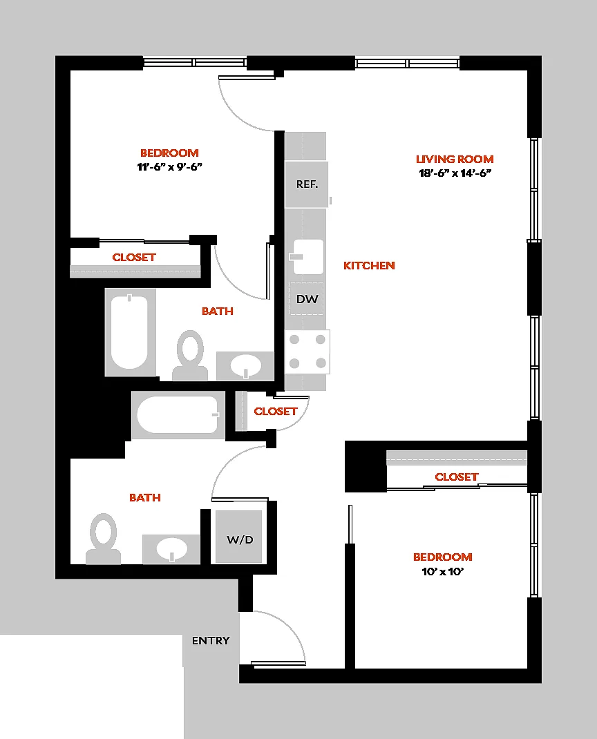 Floor plan 2A