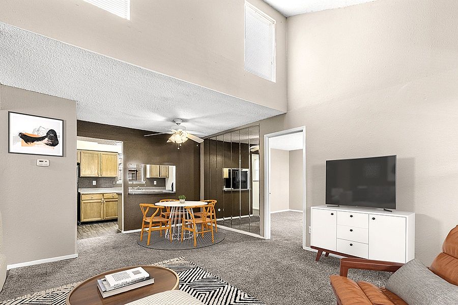 Accent Wall Color and Mirrored Accent Wall in Select Floor Plans