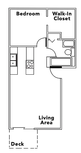 Floor plan 1X1