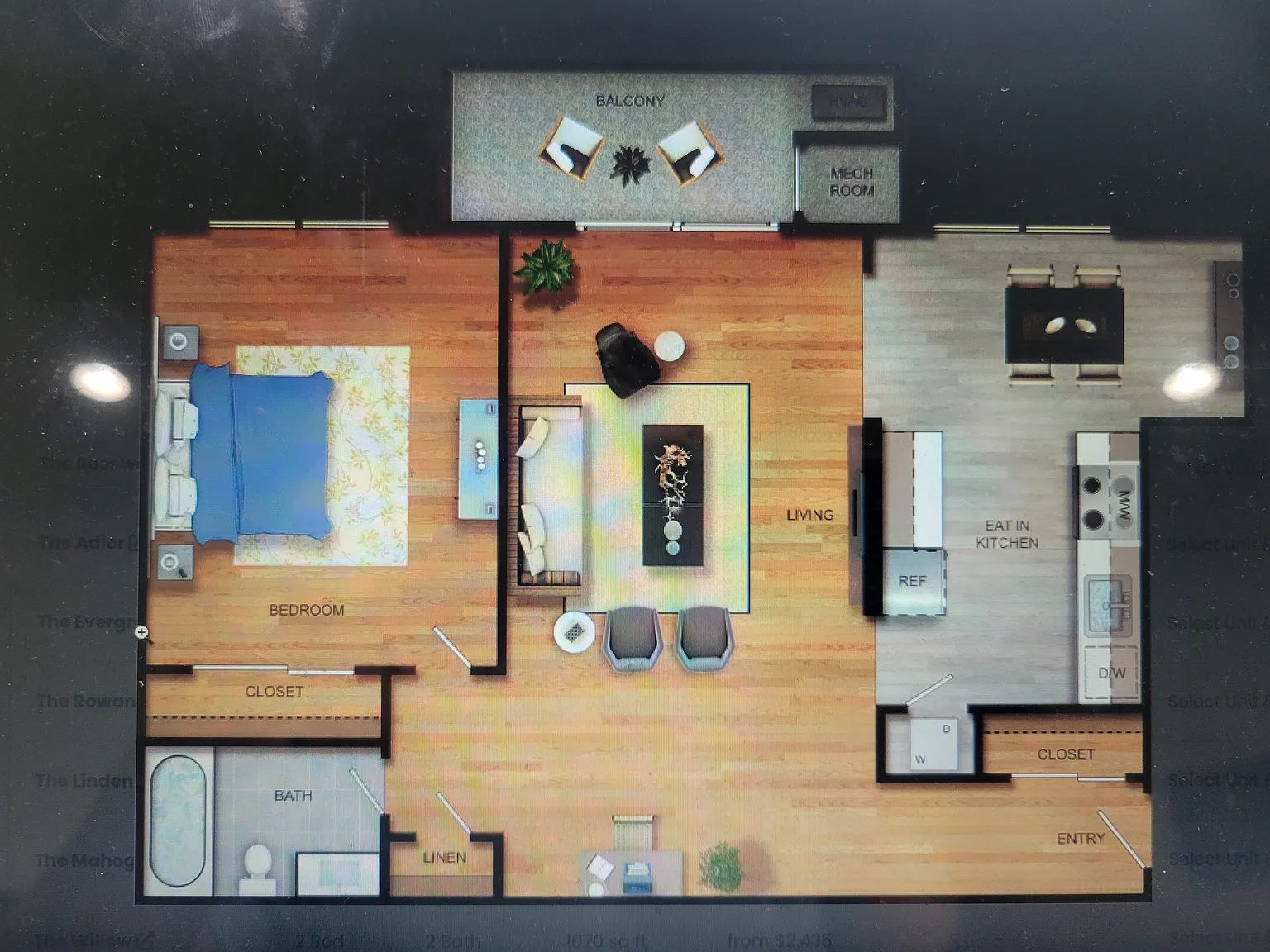 1 bed, 900 sqft, $1,950 — Photo 2