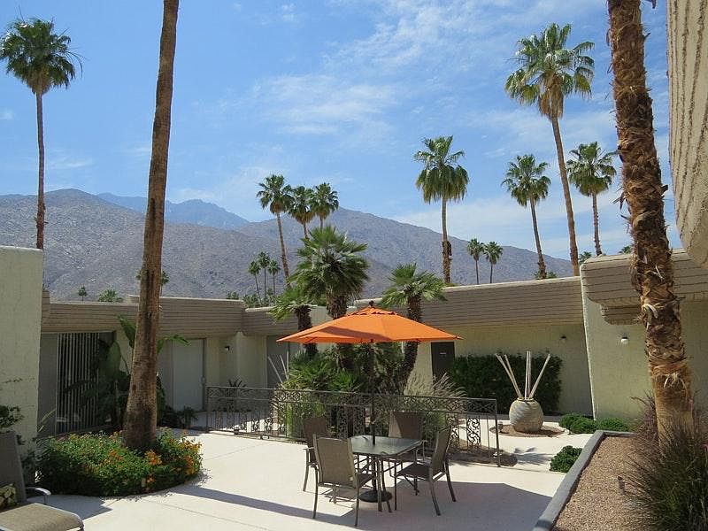Large common patio space