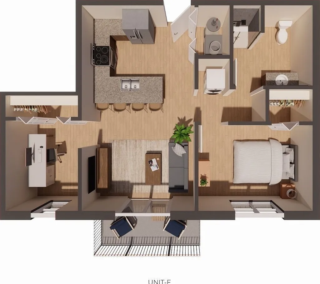 1 bed, 1.0 bath, 666 sqft, $1,825 — Photo 2