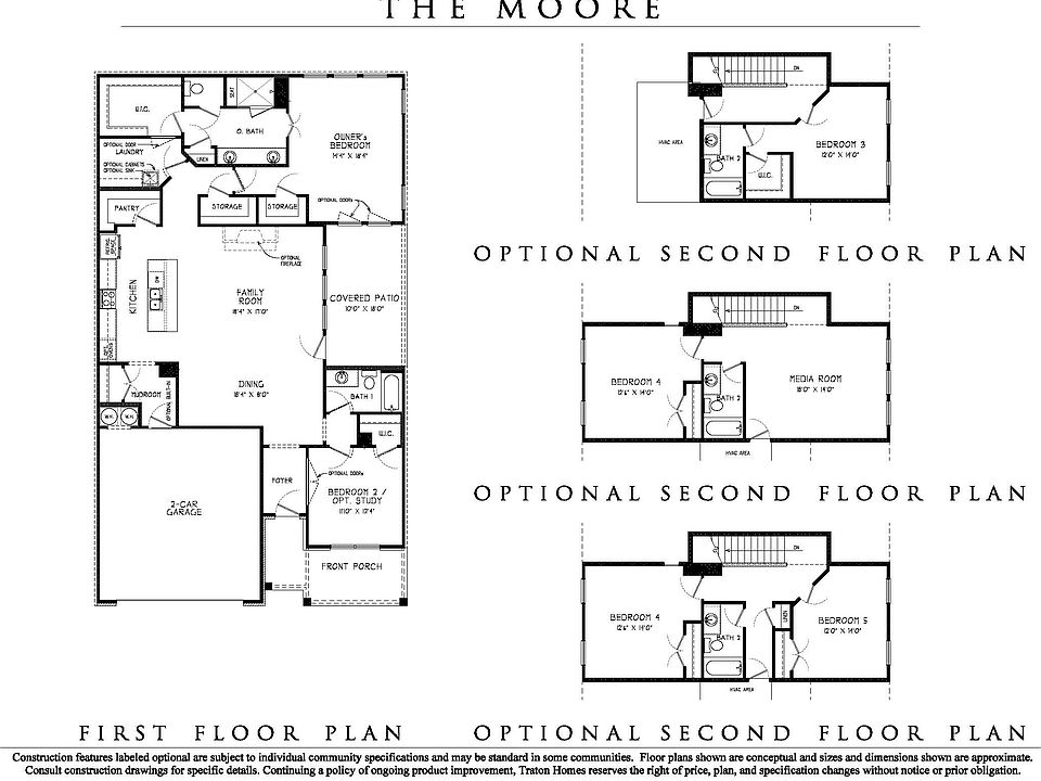 Moore Plan, Courtyards at Hickory Flat, Canton, GA 30115 Zillow