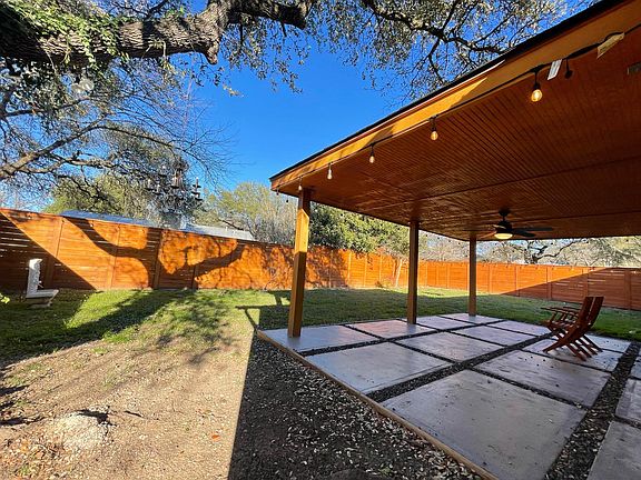 Covered patio