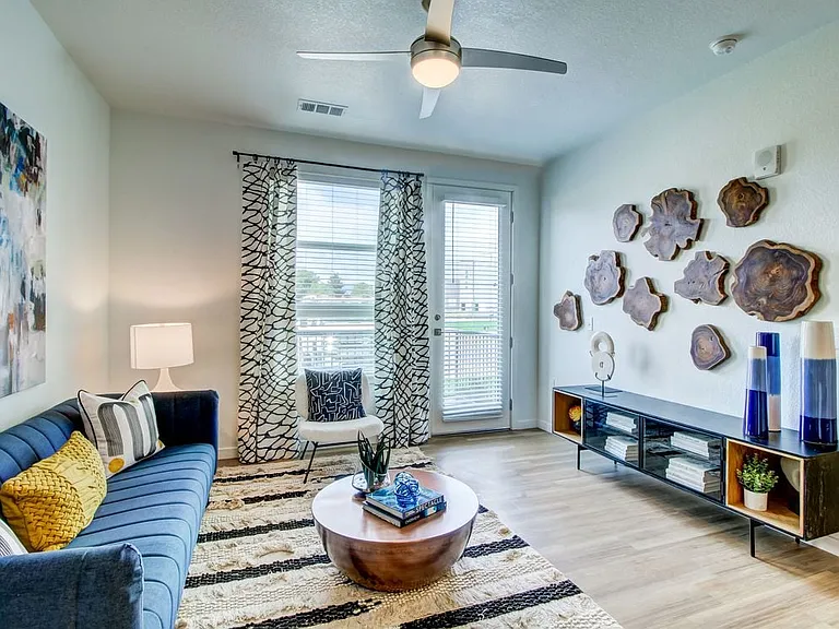 Open-concept living area with luxury vinyl plank flooring