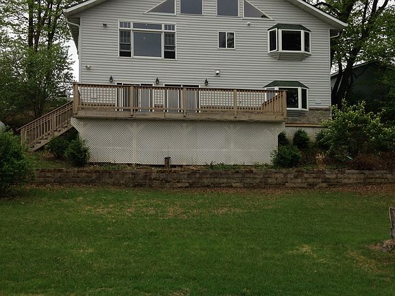 View of home from lake.