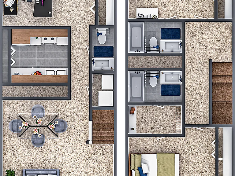 2 bed, 2.5 bath townhome with bonus room, washer/dryer connections, and select units with balcony 2 bed, 2.5 bath townhome with bonus room, washer/dryer connections, and select units with balcony