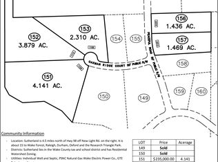 2012 Peaceful Rd, Wake Forest, NC 27587