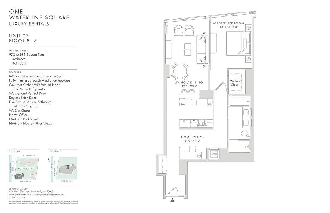Floor plan Waterline 1: A5b