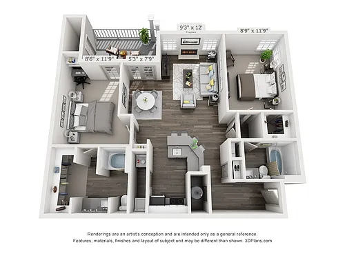 Floor plan Gleenwood