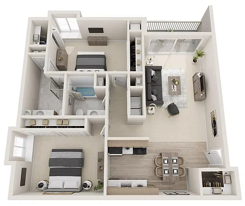 Floor plan The Reserve - 2WDR