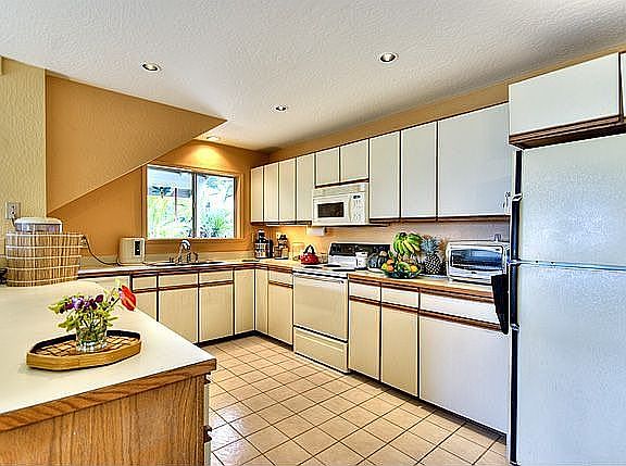 Kitchen with storage