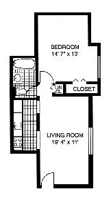 Floor plan Studio