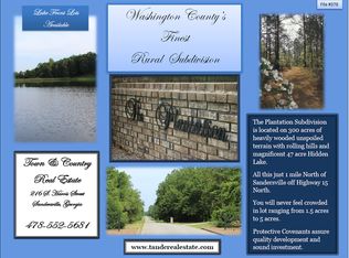 Plantation Subdivision, Sandersville, GA 31082