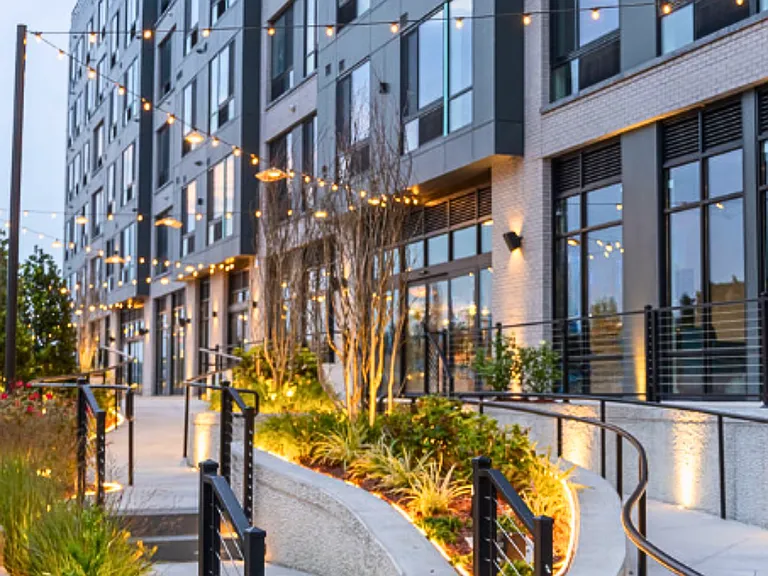 Aqua's Pedestrian Plaza