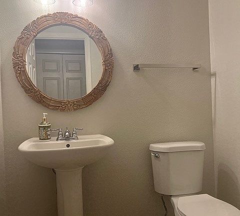 Downstairs half bath