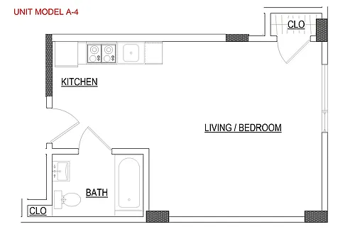 Floor plan Model A-4