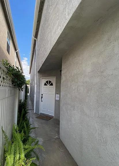Covered main entry.