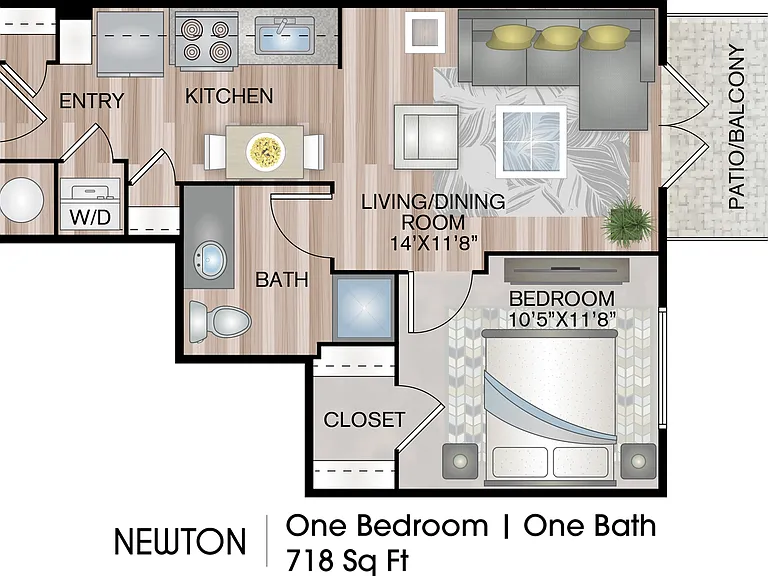 718 Square Feet 718 Square Feet