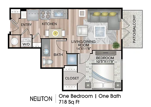 Floor plan Newton