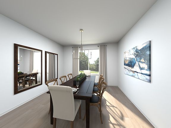 The Chesapeake Floorplan Dining Room Rendering.