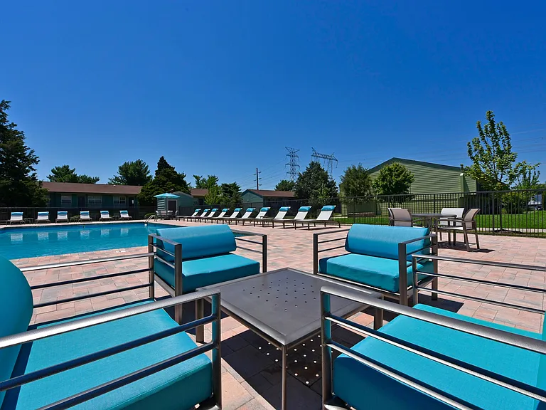 Swimming Pool with Lounge Seating