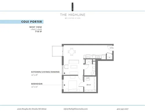 Floor plan Cole Porter