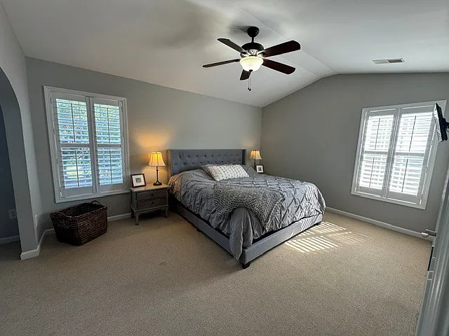 Master Bedroom, King Size Bed with walk in closet