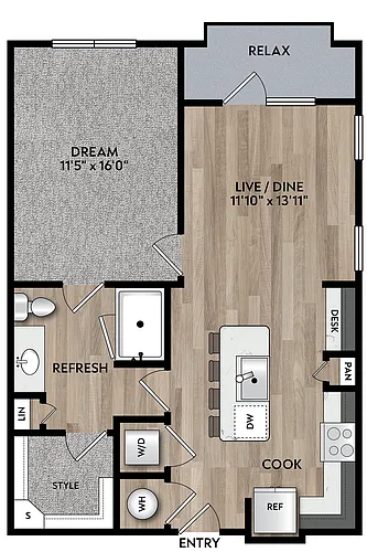 Floor plan A23