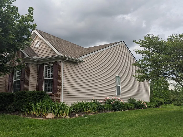 Ample space between houses