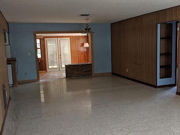Terrazzo floor throughout