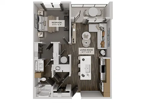 Floor plan The Synergy (A1A)