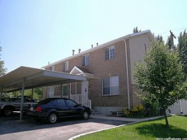 Front of Unit with Double Covered Parking