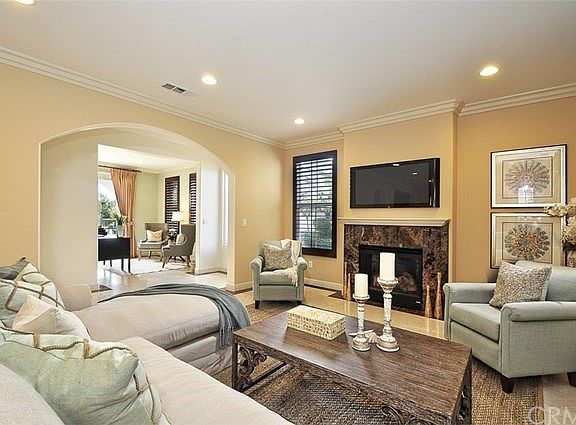 Across living room is the office/sitting room