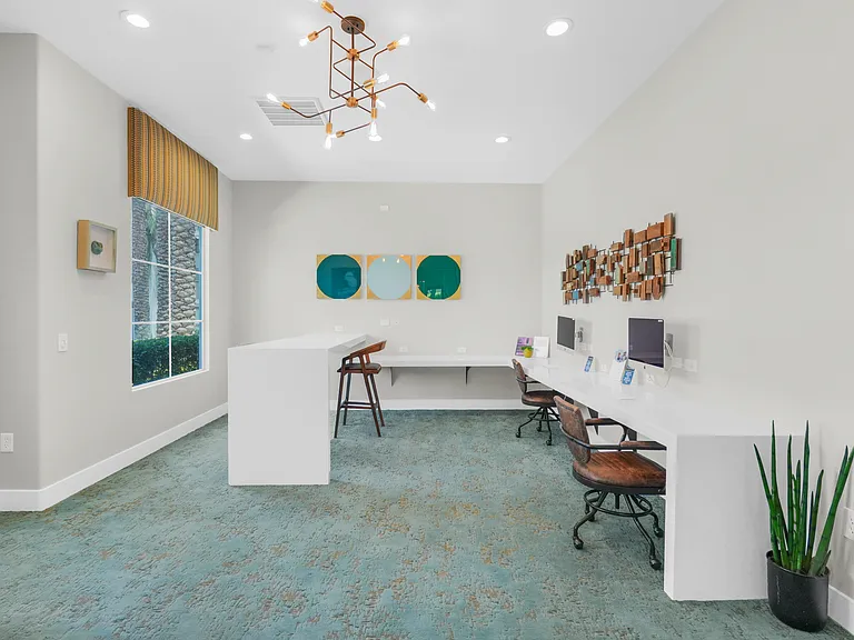 Stay productive in a modern coworking space.