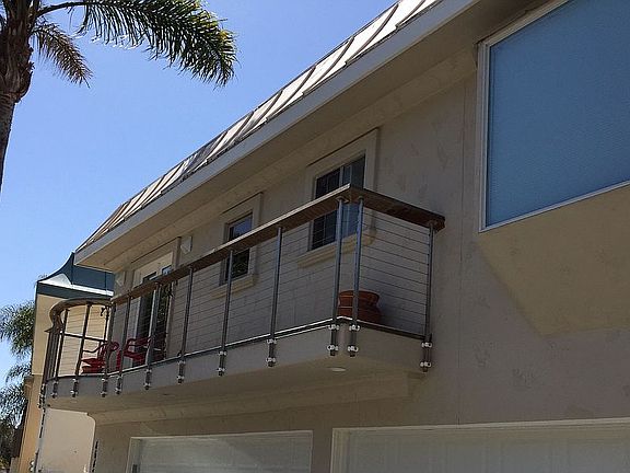 Stainless cable balcony 